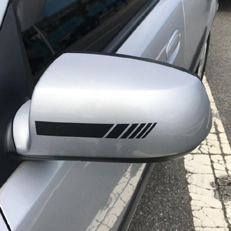 Decorative Car Rearview Mirror Cover Stickers Waterproof Decorative DIY Viny Adhesive Simple Installation
