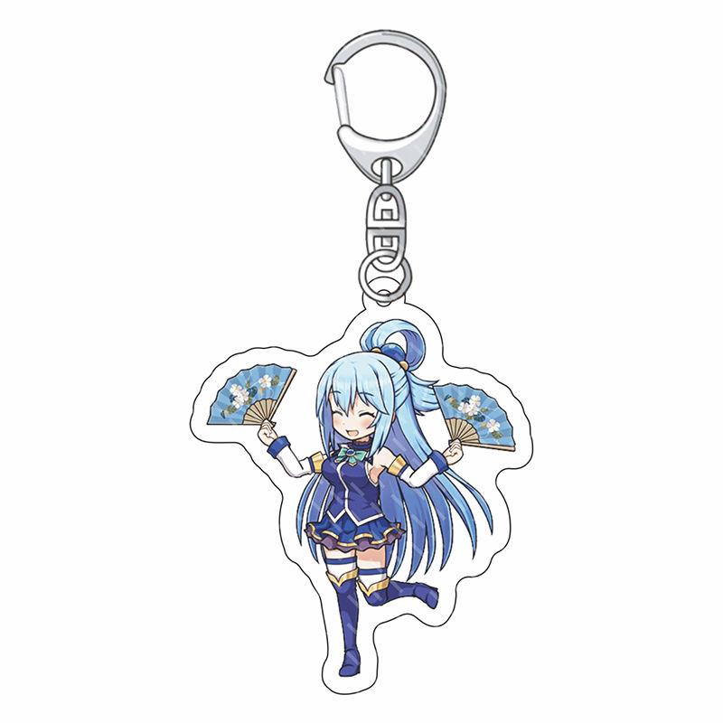 

Gods Blessing On This Wonderful World Season Keychain Bag Charms Pendant Friends Gift Fans Fun Key Chain Cute Souvenir Creative 6 cm