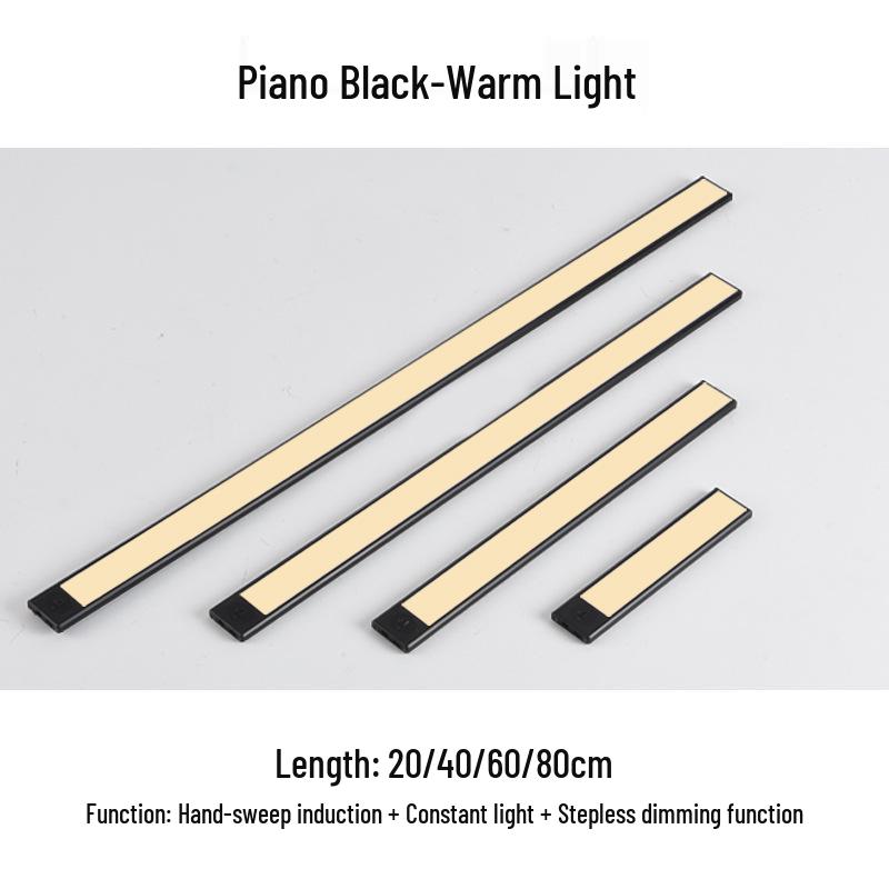 Ultra-Thin Rechargeable LED Sensor Light: Wireless, Self-Adhesive for Cabinets, Kitchens, Entrances, and Bedsides