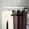 [Slightly Brushed] No Size Cropped Pants Lycra Spandex British High School Line Nude Feel Can Be Cut Cropped Cropped Cropped