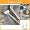 Foldable Long Handle Floor Brush With Hard Nylon Bristles For Bathroom Tile Cleaning