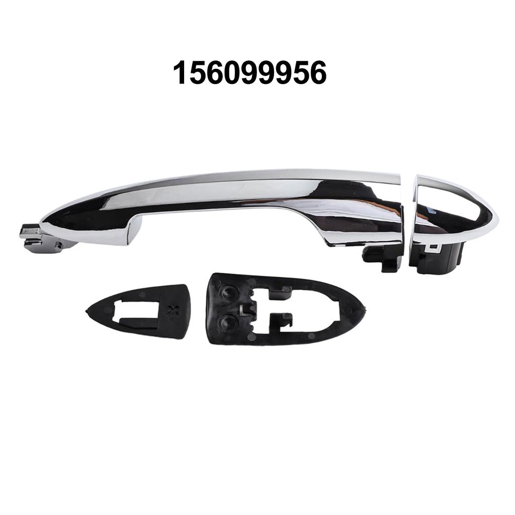 For AlfaRomeo For Mito 2008-2018 Car Front Door Rear Door Outer Handle Chrome Without Hole For Giulietta For Ypsilon MK3