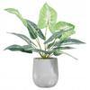 Artificial Plant Flower In A Pot For Home Office Realistic 40Cm Alocasia