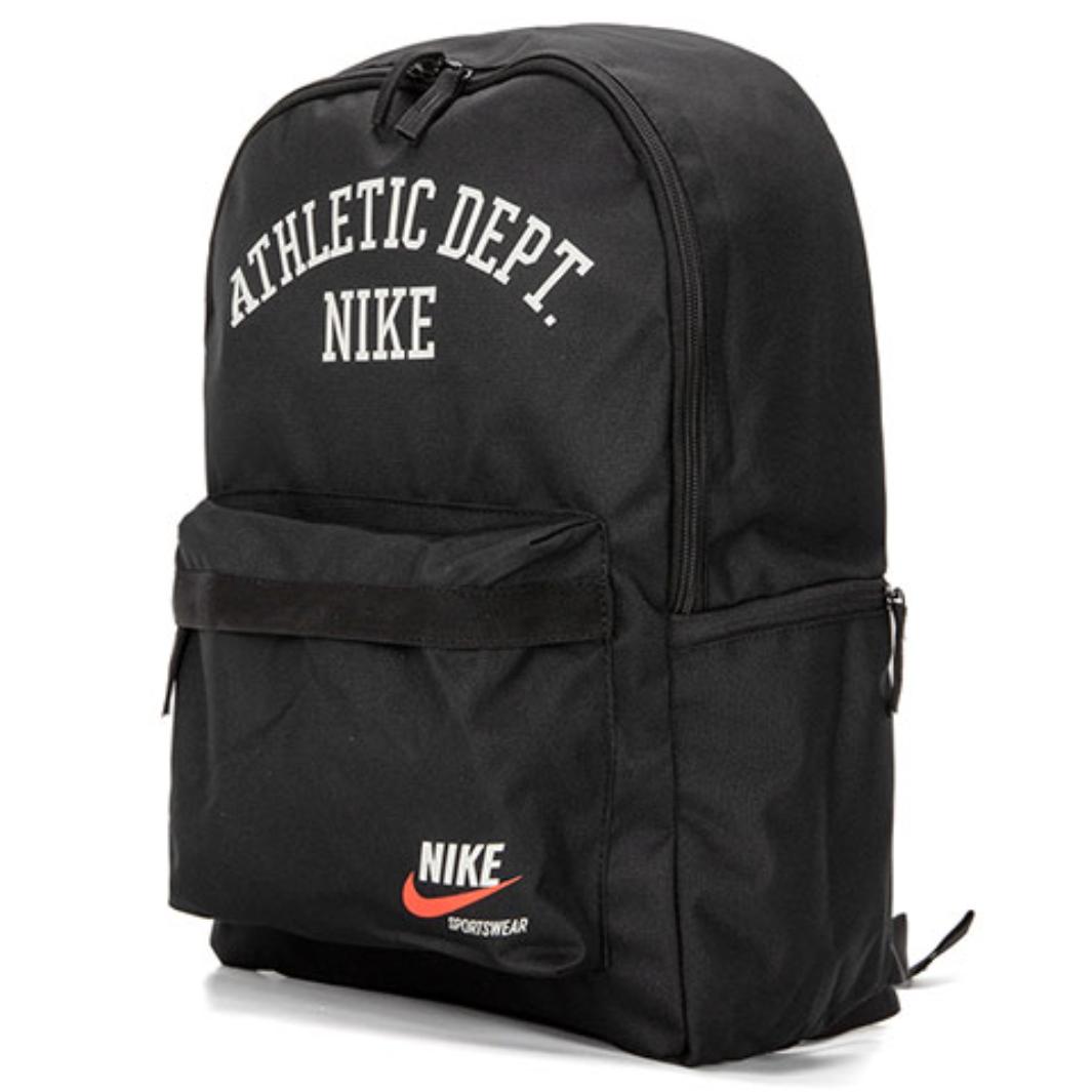 

Nike Heritage Fabric Backpack Regular Unisex Black/White FD4316-010 MISC чёрный