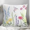 Spring And Summer Floral Print Pillow Cover Home Sofa Cushion Pillow Cover Premium Durable Quality Useful Practical