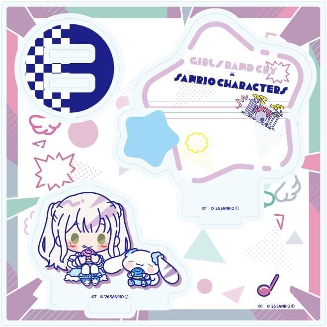 Girls Band Cry x Sanrio Characters 09 Ai x Cinnamoroll [Collaboration Illustration] Acrylic Stand Plate
