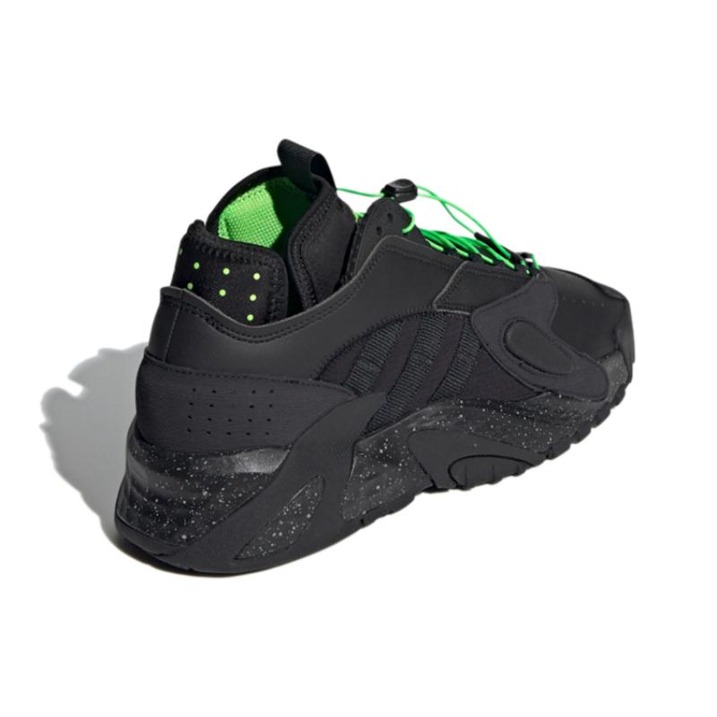 Adidas Streetball 'Black Solar Green' Sneakers FZ1971