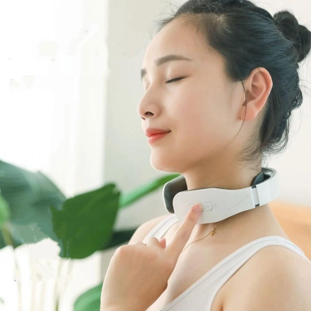 Vibration Electric Neck Massager Low Frequency Cervical Spine Massager Pulse Massager  Office