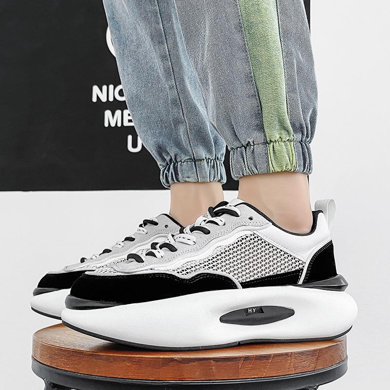 2024 Spring and Autumn Men's Breathable Thin Mesh Running Shoes Fashion Versatile Luxury Casual Shoes Men's Vulcanize Shoes