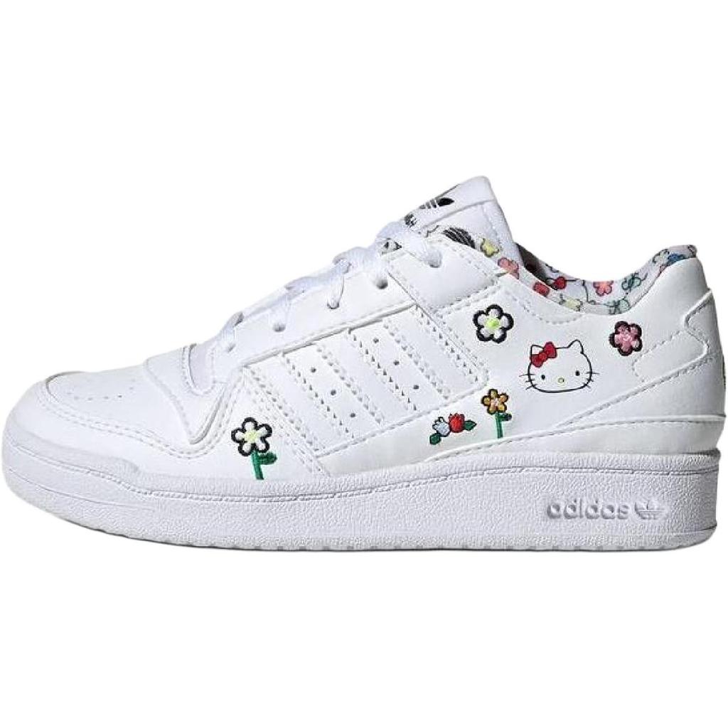 Hello Kitty X Adidas Forum Low C Floral Kids Sneakers White Cloud-White Core-Black IG0303