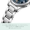 Citizen ES9490-61L Women's Cross Sea Eco-Drive Radio-Controlled Watch, Water Resistant, Navy Blue, Hikari Collection, Silver