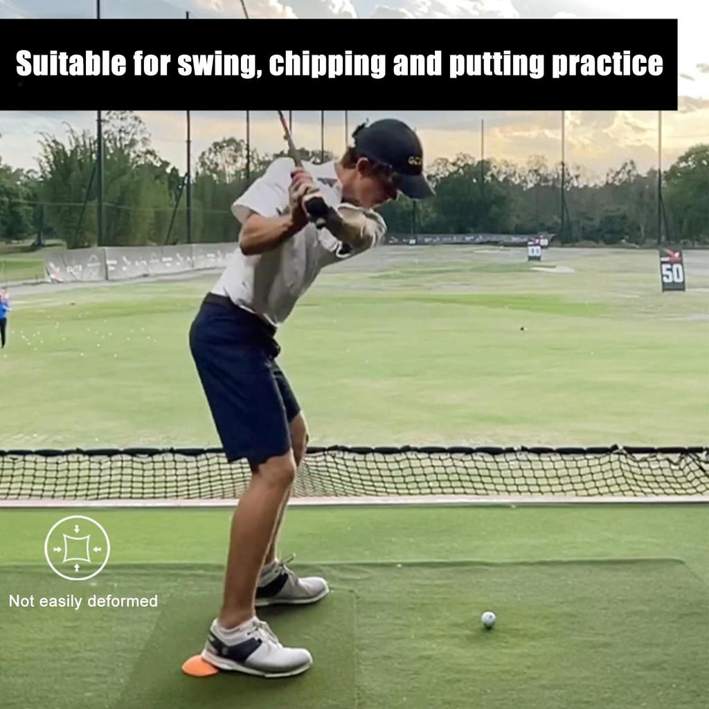 Golf Swing Pedal Ground Reaction Force Rubber Force Exerciser Step Pad For Golf Lovers Increase Club Head Speed