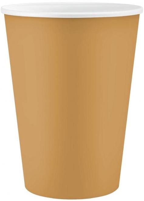 Kubeczki Papierowe Złote Urodziny 250Ml 6Szt.