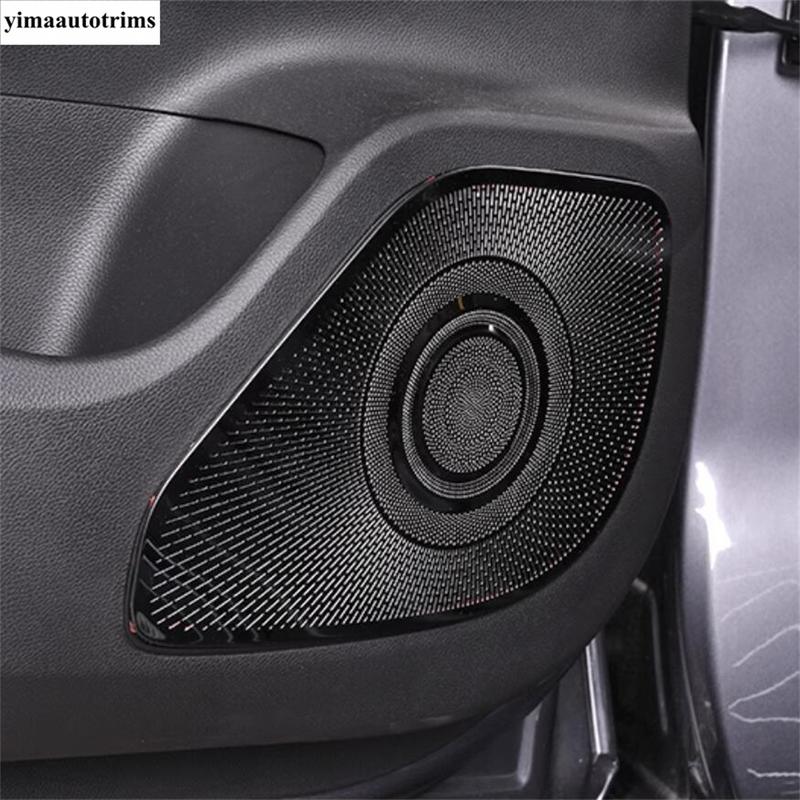Car Inner Door Speaker Horn Audio Sound Frame Decor Cover Trim For GAC Trumpchi Empow - 2025 Stainless Steel Accessories