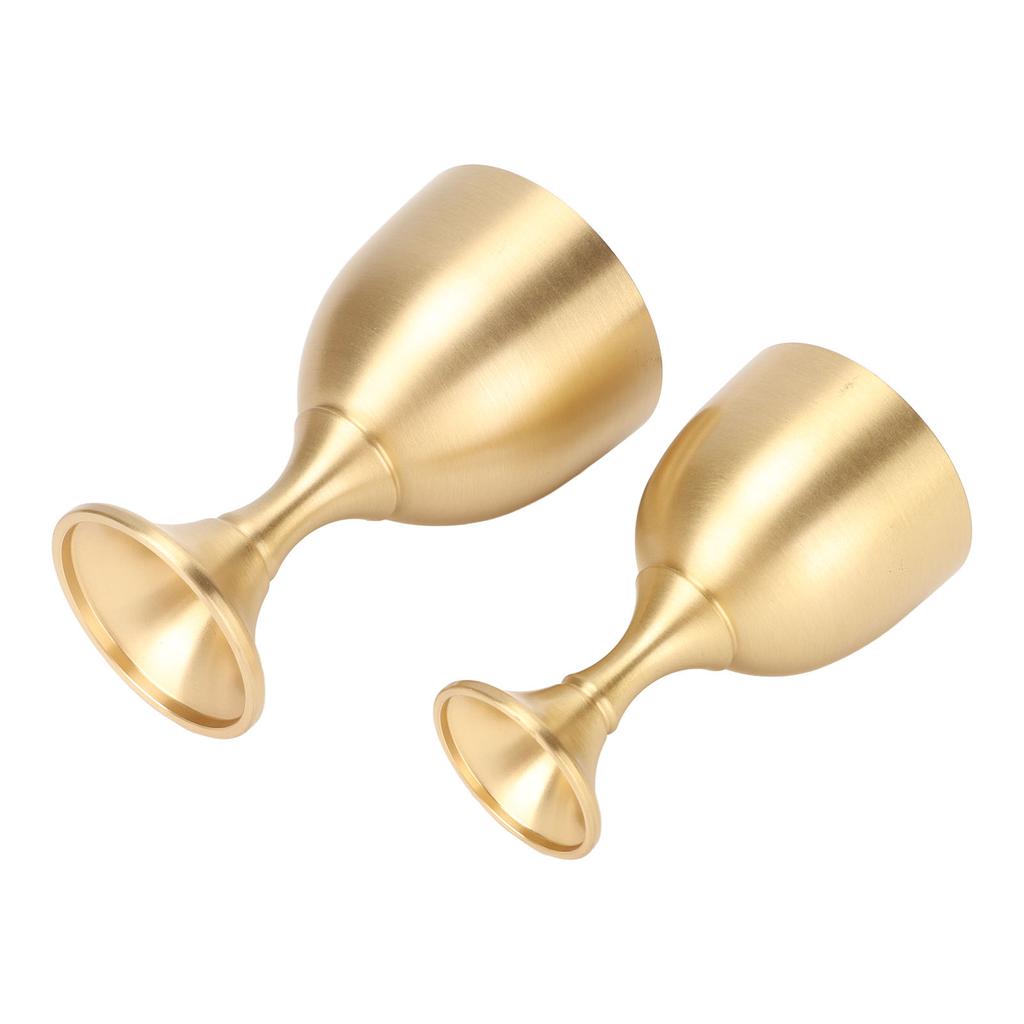 Vintage Bägare Kalk Guldpläterad Små Vinglas Bordsdekoration för Fest Bröllop Utexaminering Årsdag