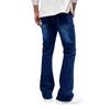 Herren Lässige Kleine Gerade Jeanshosen Mode Weite Hosen Farbe Jeans