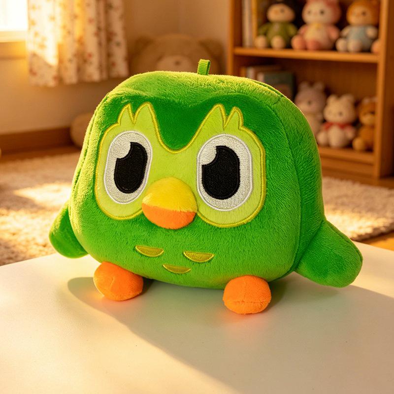 Duolingguo Grüne Eule Plüschtier Puppe