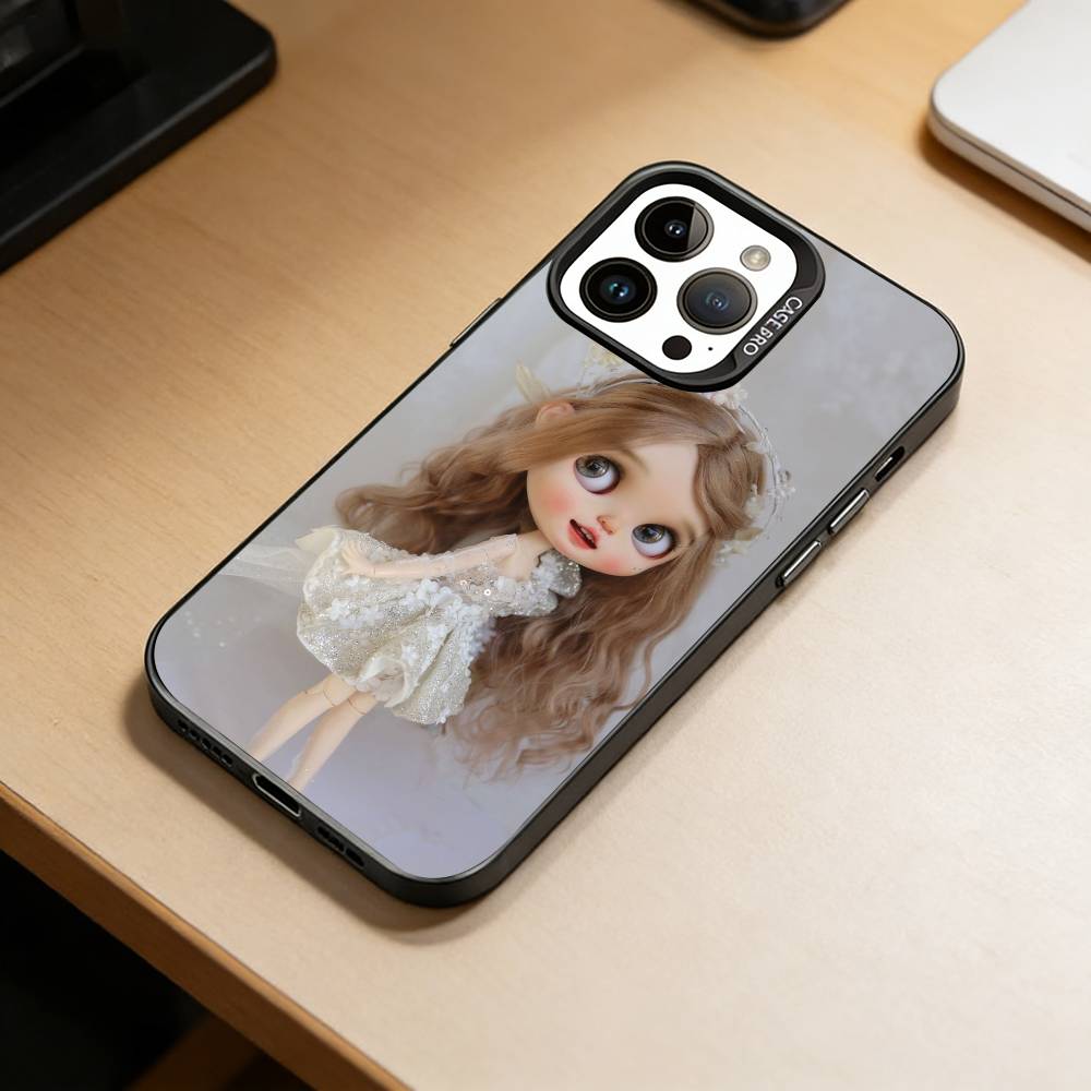 Cute Blythe Doll-D Phone Case For iPhone 17,16,15,14,13,12,11 Plus,Pro Max,XS,Colorful Silver Phone Case Funda Cover