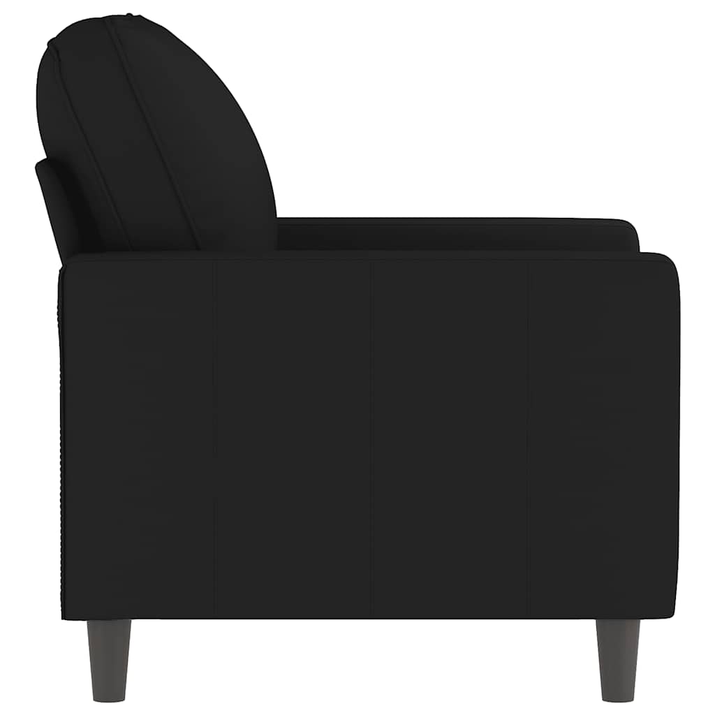 Armchair Black 60 cm Velvet