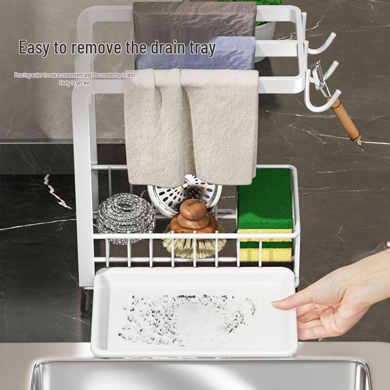 ZhiShi Lochfreier Arbeitsplatten-Geschirrtuchhalter