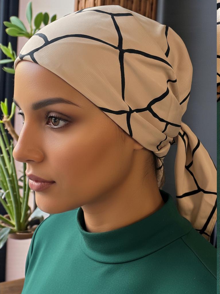 Scarf Shawl Square 566 - Viscose - For Head, Neck, Bag
