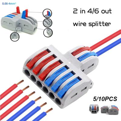 125 piece x 3 Bar Chandelier Terminal Connection Clamp 0,1-2,5 mm cable cross-section