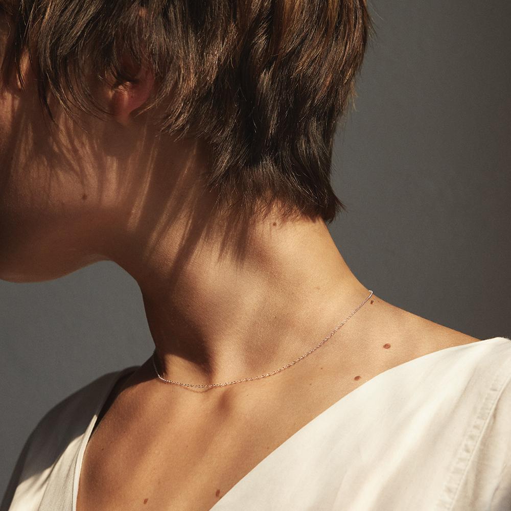 eManco Classic Fine Chain Necklace Stainless Steel Adjustable Women's Accessories Wholesale