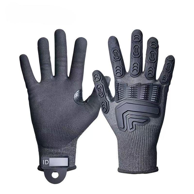 Level 5 Tactical Touchscreen Full Finger Cut-Resistant Gloves - Anti-Collision, Heat-Insulating, Non-Slip for Outdoor Sports