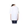 Nike Letter Print Fitted Crew Neck Short Sleeve T-Shirt Women Tops White DX7923-100