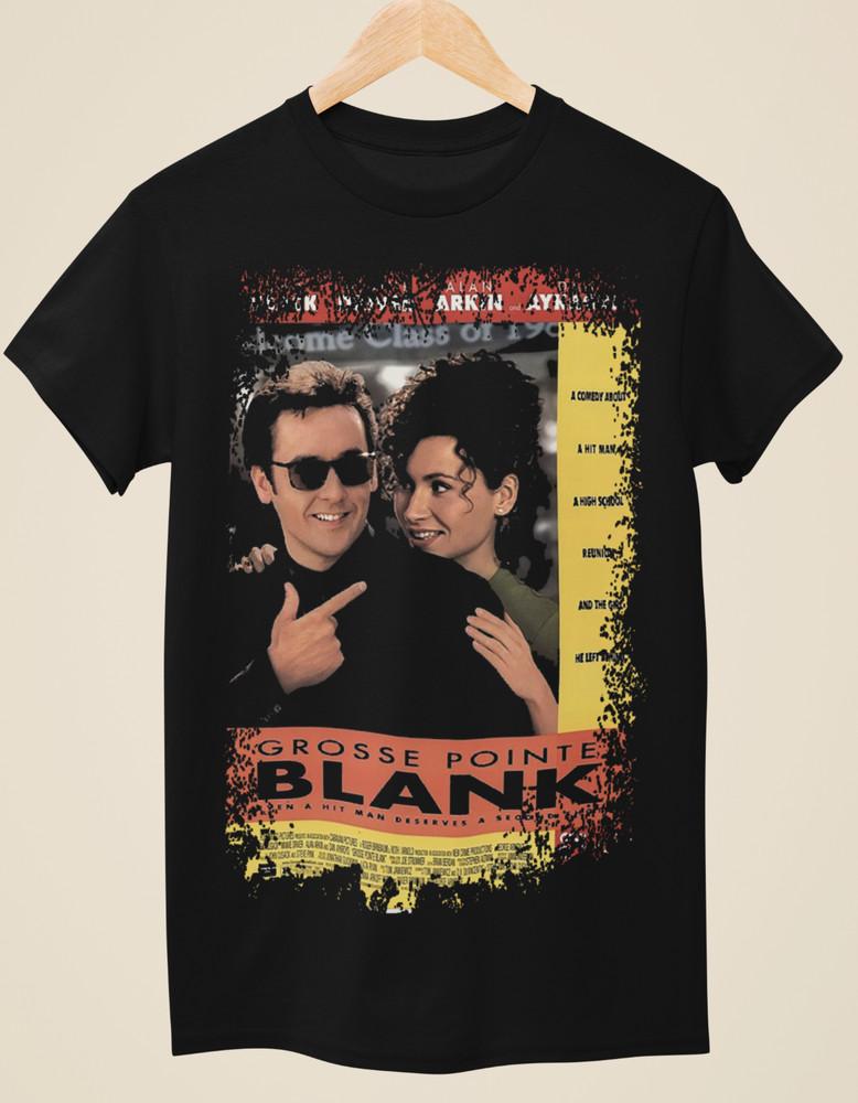 Grosse Pointe Blank - Movie Poster Inspired Unisex Black T-Shirt Unisex T-Shirt XXXXL