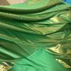 Tessuto per Abito da Sera Cheongsam in Chiffon di Seta Dorata