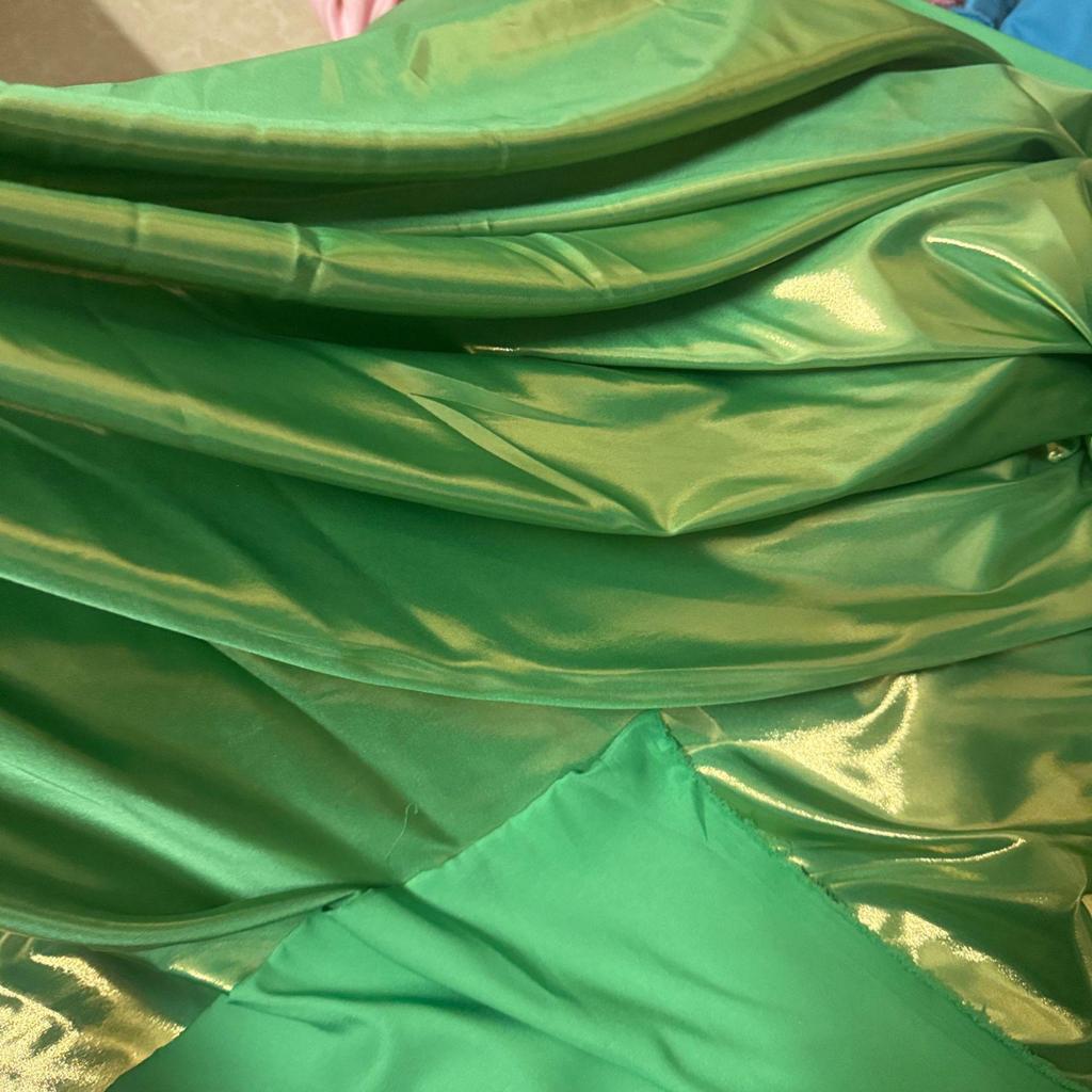 Tessuto per Abito da Sera Cheongsam in Chiffon di Seta Dorata