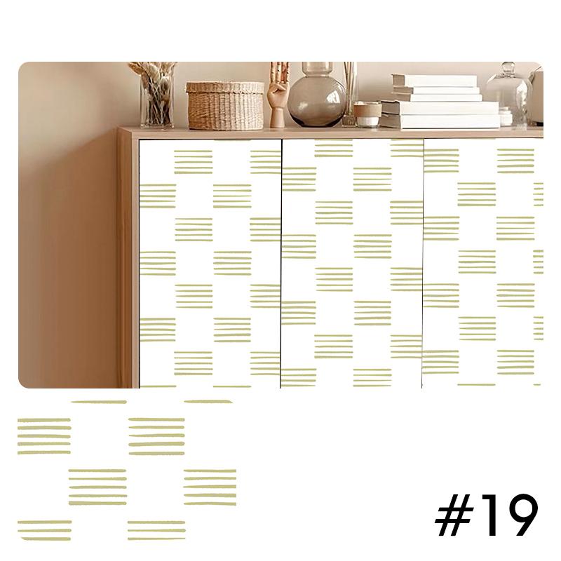 PVC Waterproof Self Adhesive Wallpaper For Wardrobe Cupboard Door Decor Vinyl Refurbishment Decals Cabinet Furniture Stickers