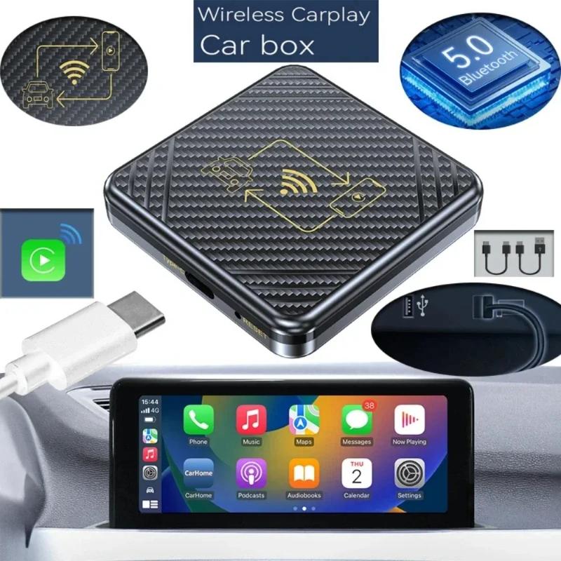 USB/Type-C Interface Plug and Play Wireless CarPlay Car Box Car Phone Interconnection Module Intelligent Android Autocarplay Box