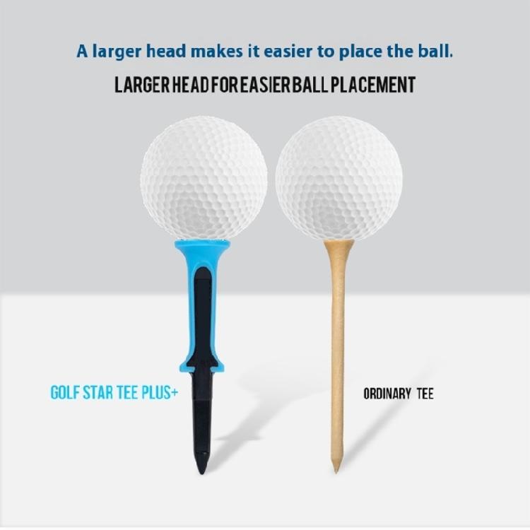 Flexible Plastic Golf Practice Equipment  Plastic Golf Tees Step Down Golf Accecory for Improved Game Experiences