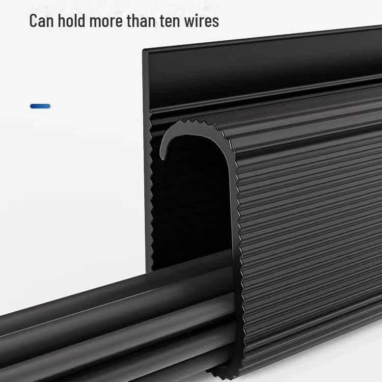 Under-Desk Cable Management Rack: Computer Wire Organizer and Desktop Wiring Box