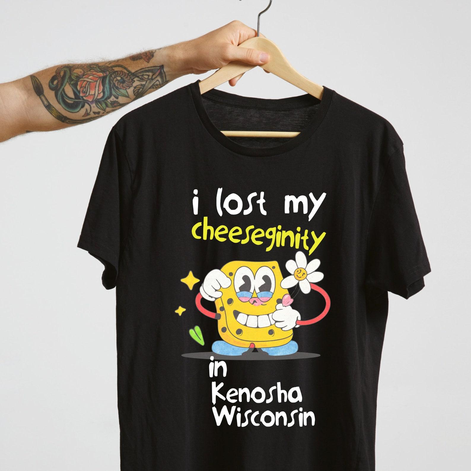 Cheeseginity Kenosha Wisconsin T-Shirt, Funny Graphic Tee L