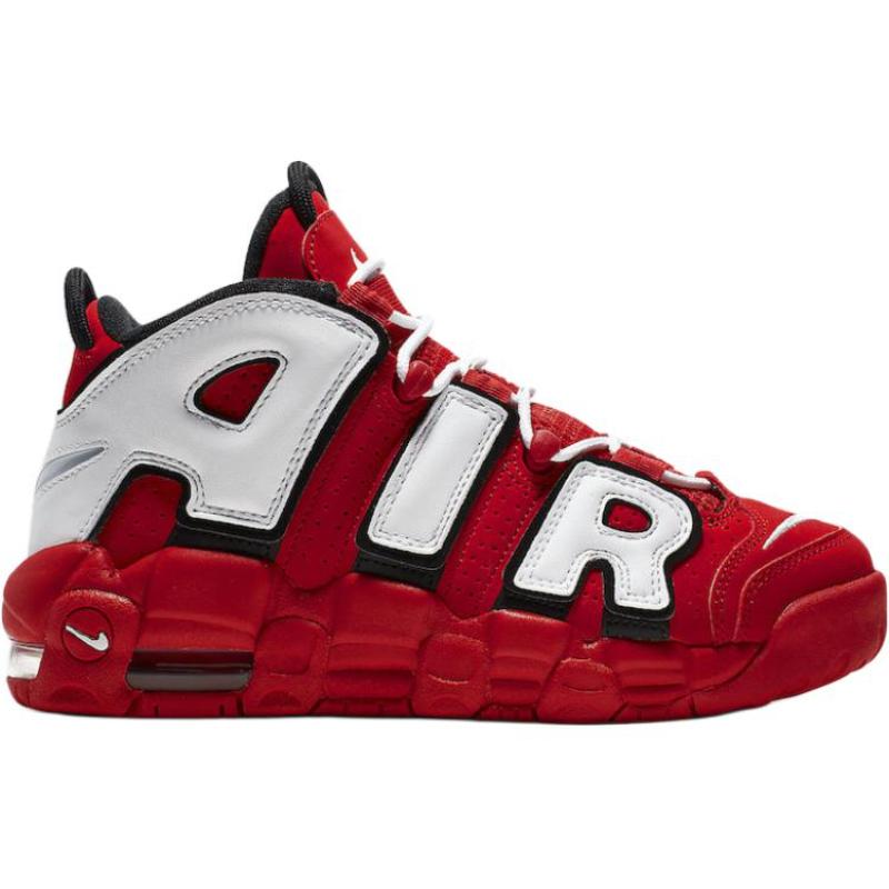 Nike Air More Uptempo University Red Black White GS Sneakers CD9402-600