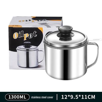 Stainless Steel Oil Filter & Storage Pot