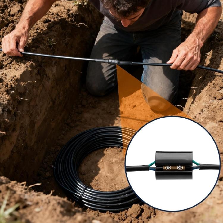 Underground Wire Splices Kits Fit 14/3 To 8/3 Ranges Direct Burial Wire Direct Burial Cable Splices Connector