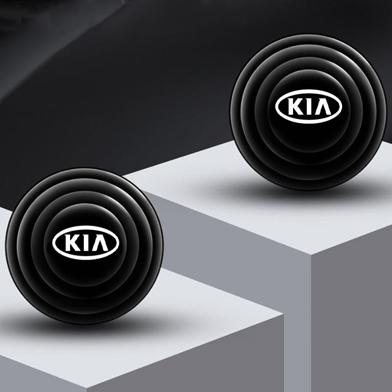 RYQB9 Car Silicone Door Shock Absorber Stickers Soundproof Buffer Pad for Kia Rio Ceed Sportage Cerato Soul Picanto Auto Accessories