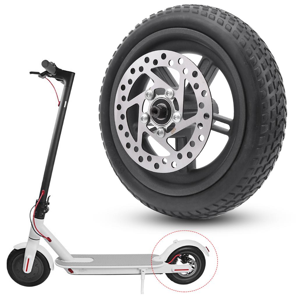 8.5 Inch Rear Wheel for Xiaomi ProHollow Tire120MM Disc Brake Scooter Replacement Set
