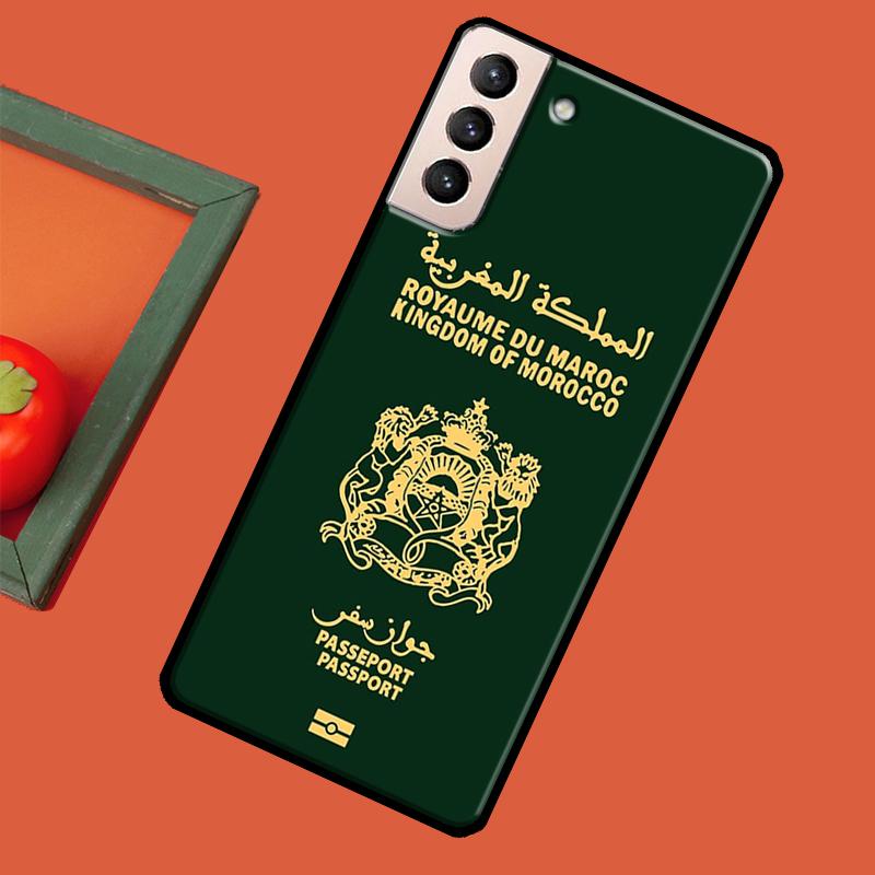 Morocco Maroc Moroccan Flag Cover For Samsung Galaxy S23 S21 Ultra S20 FE S8 S9 S10 Note 10 Plus Note 20 S22 Ultra Case