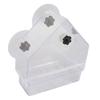 Window Bird Feeder Detachable Tray Transparent Durable Lightweight Birds Feeders with 3 Strong Suction Cups for Home 