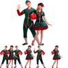 Durable Christmas Costume For Couples With Fashionable Style And Soft Velvet Feel