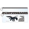 K Company Minecraft Clear Double Zipper Pouch, Ender Dragon, H110 X W200 X D20mm (MCT-CWF-ED)