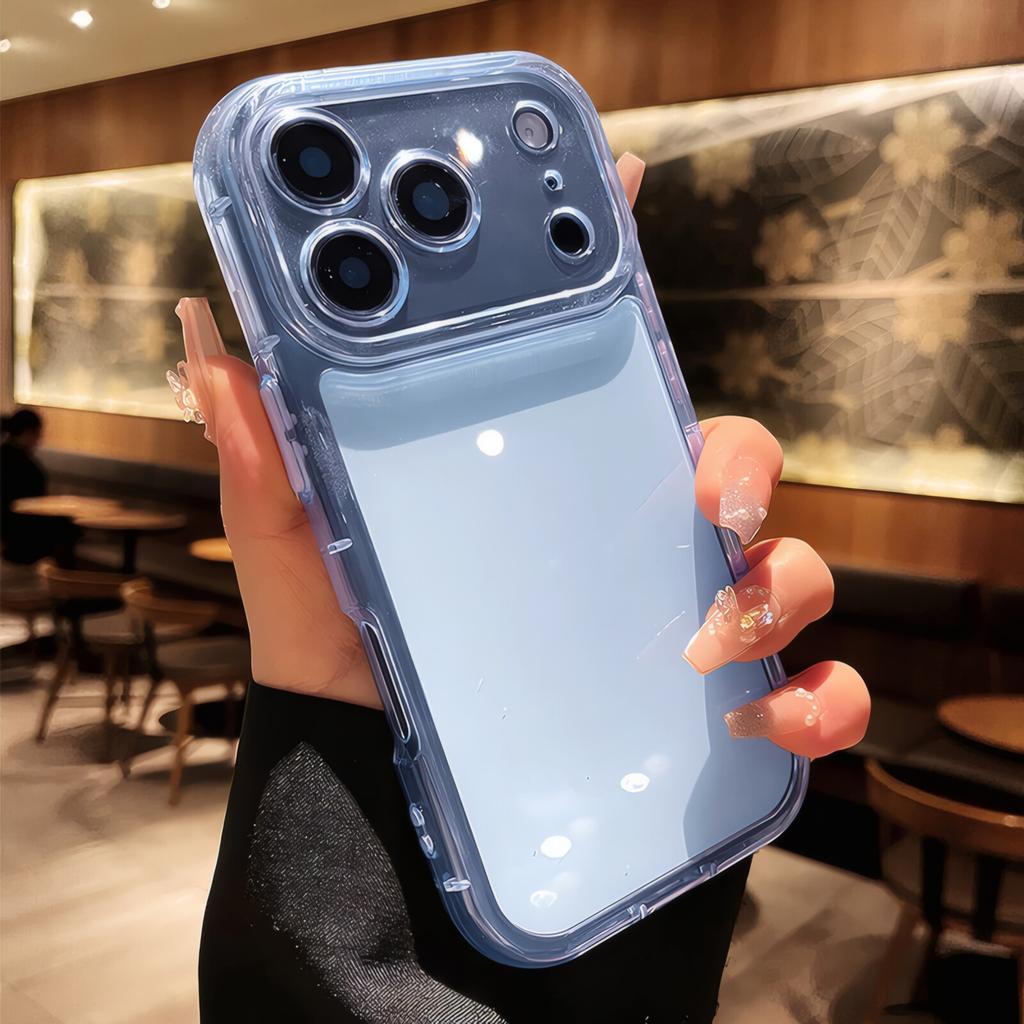Applicable to iPhone17Pro mobile phone case, simple and fashionable matte protective case, Apple 16 airbag anti-drop TPU soft case