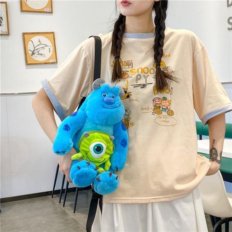 Inc James Monsters P Sulley Sullivan Plush Backpack Unisex School Bag Gift Kids
