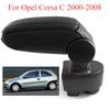 Console Centrale Accoudoir Cuir Noir pour Opel Corsa C 2000-2008 Ajustement d'Origine Accessoires Intérieurs de Voiture Pièces de Rechange