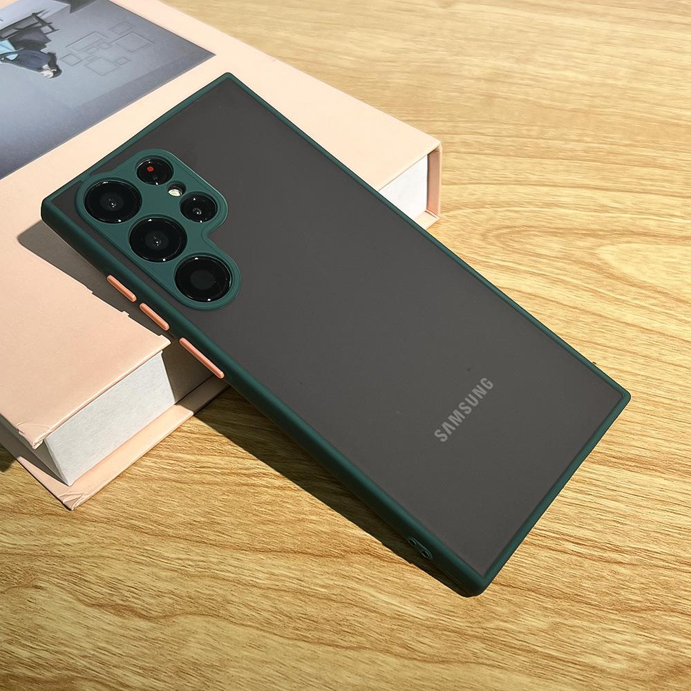 

Армированный противоударный чехол для Samsung Galaxy S24 S25 S21 S22 S23 Plus S20 S21 FE S24 Ultra 5G Skin Feel защитный чехол S24 Ultra